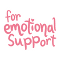 "for emotional support" sticker
