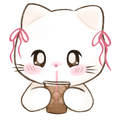 miji & iced coffee sticker