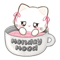 "monday mood" miji sticker